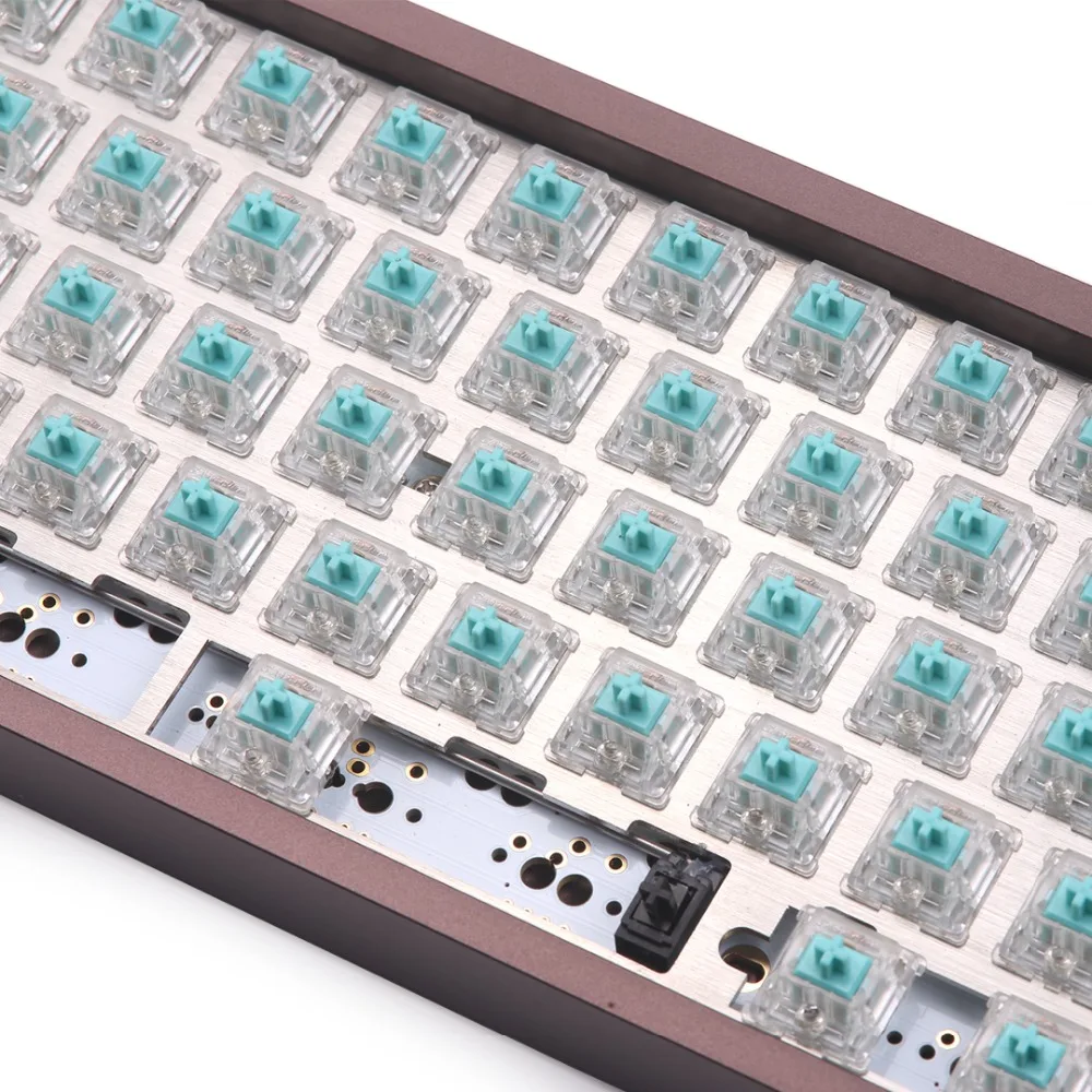 Полностью собранная клавиатура TOFU 60% с DZ60 PCB Aliaz/Zealios/Tealios переключатели