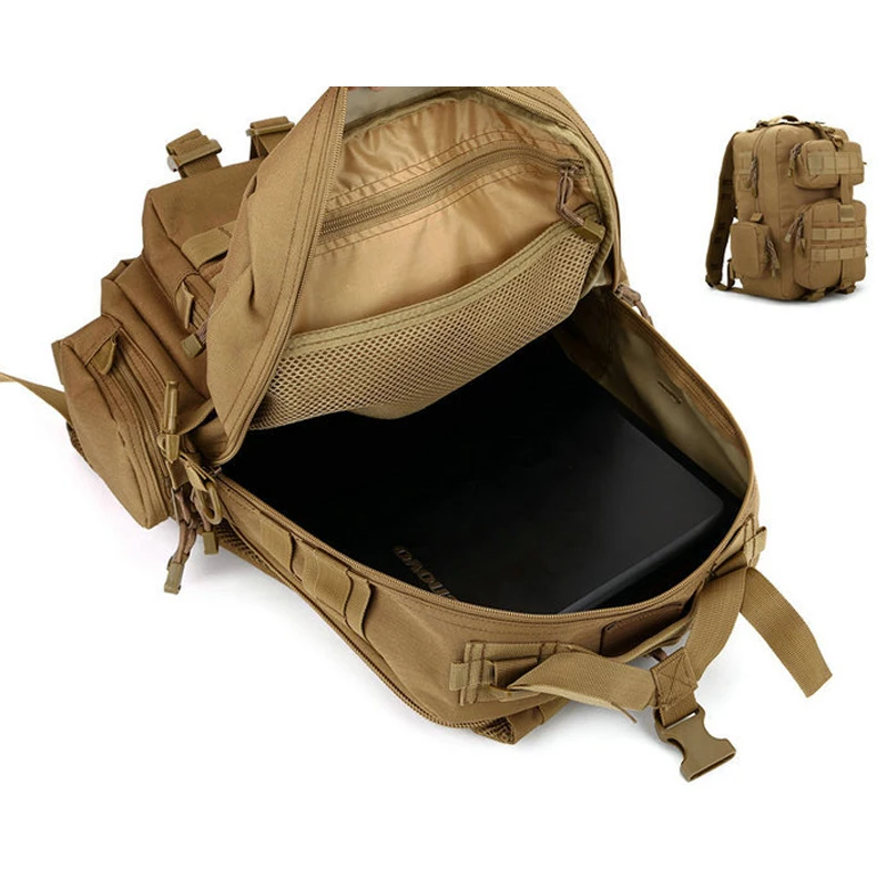 Защитный Нейлоновый Рюкзак Molle 20л на одно плечо тактический для наружного