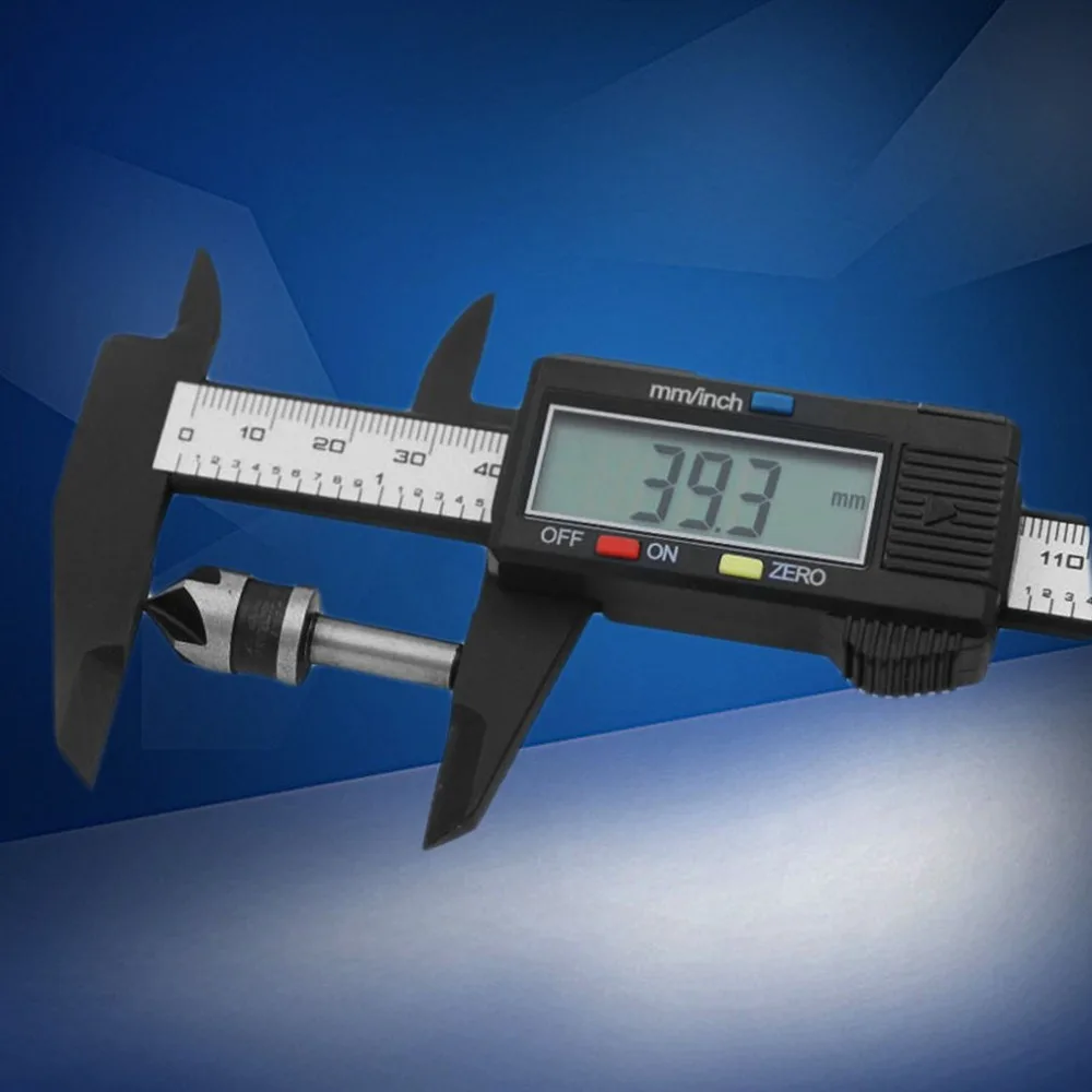 Электронный цифровой дисплей штангенциркуль 0-150 мм измерительный прибор внутренний диаметр внешний диаметр пластик