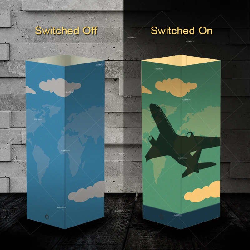 

Aircraft Addiction creative Launching aircraft design new shadow LED night lamp sales gift ideas