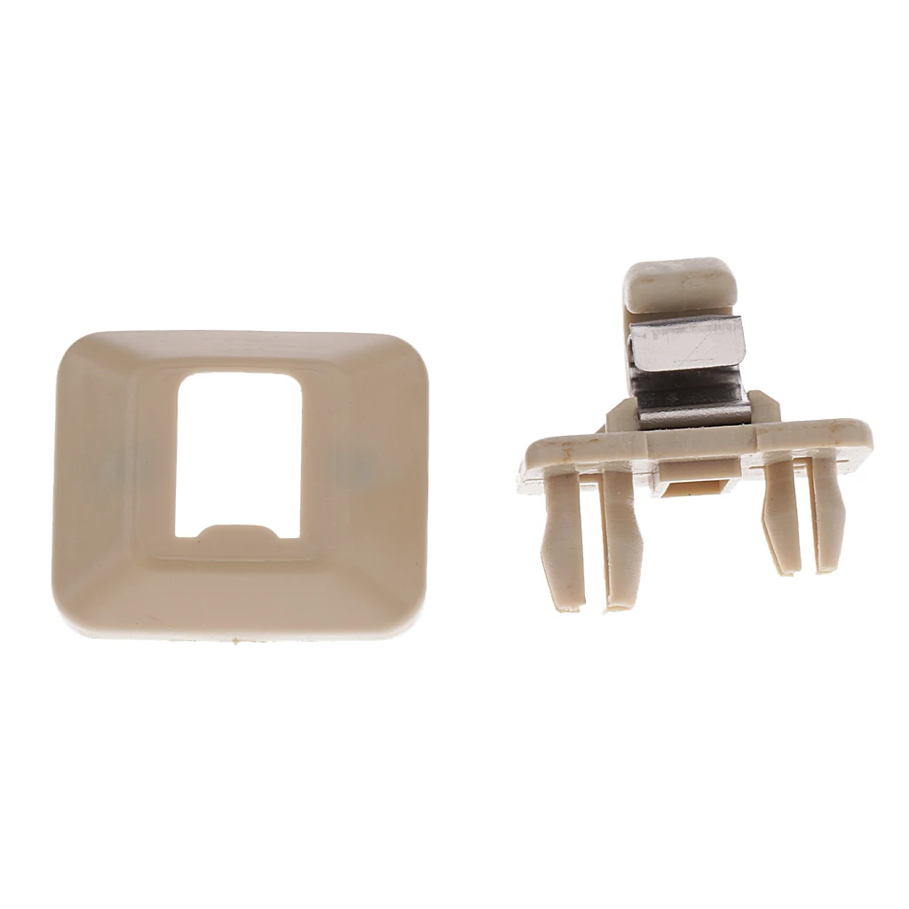 High Quality 2 Pcs Sun Visor Clip Hook Holder for Audi A5 Q5 13 14 15 Stable Characteristics High Reliability