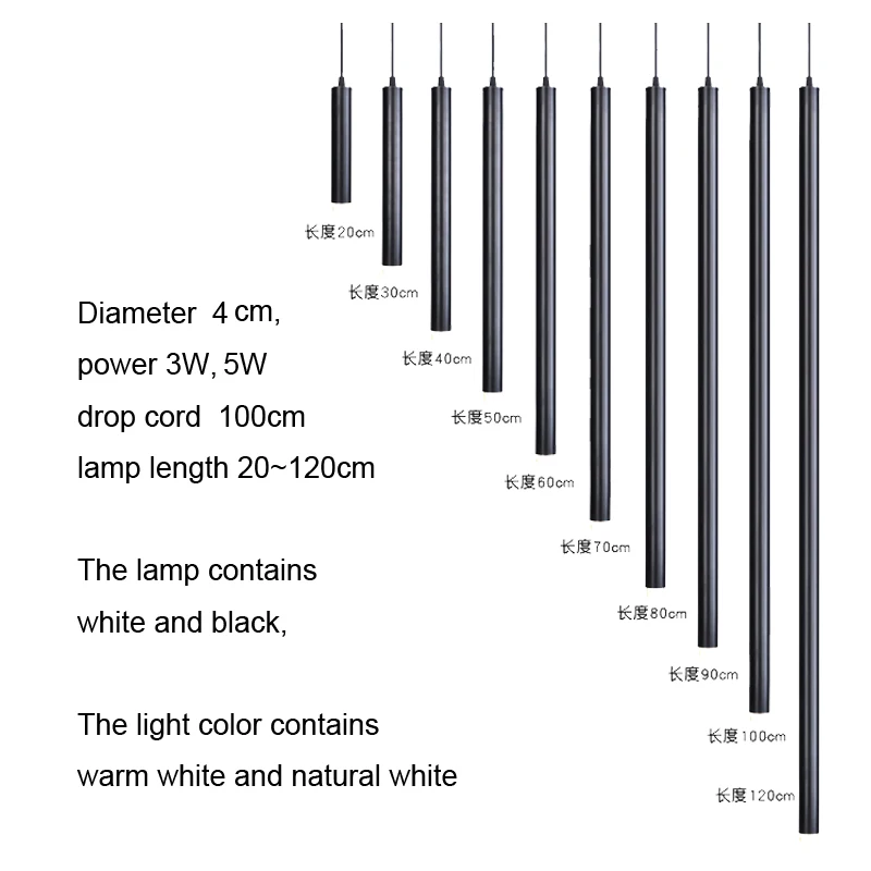 bardesk cilindro longo barril vertical droplight abajur pendurado luminárias