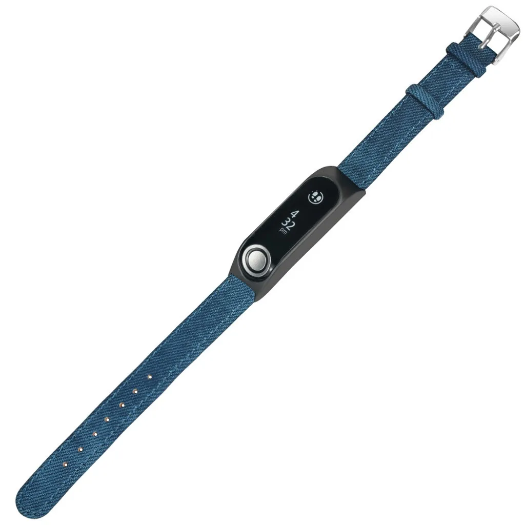Серый джинсовый браслет металлический корпус браслет ремешок часы ремешок для Tomtom Tou CH Кожаный Ремешок Модные Женские Мужские Простые пряжки