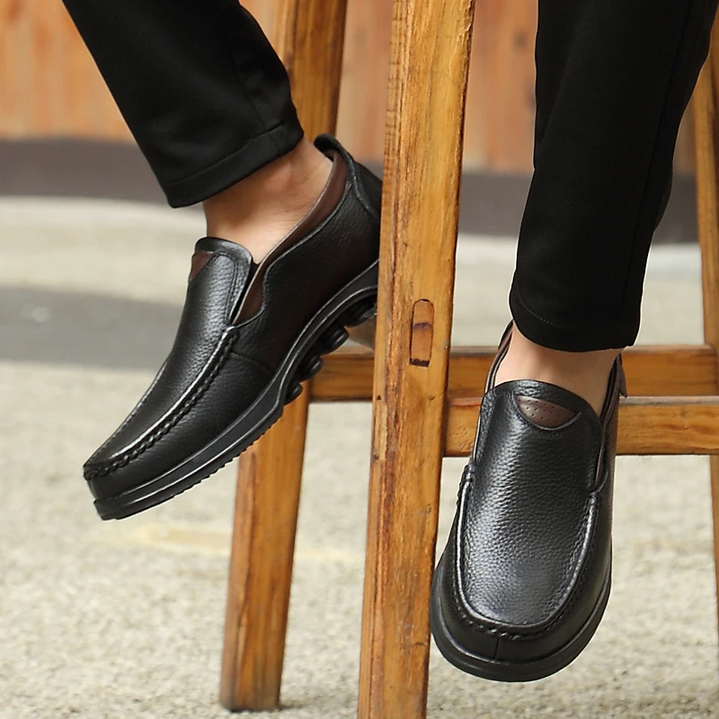 black leather casual shoes for men (9)