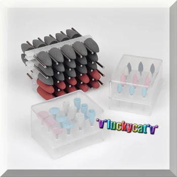 

Teeth Whitening Silicone Rubber Polishers Diamond polishing Burs 2.35mm + Polishers Resin Base Acrylic Polishing Burs