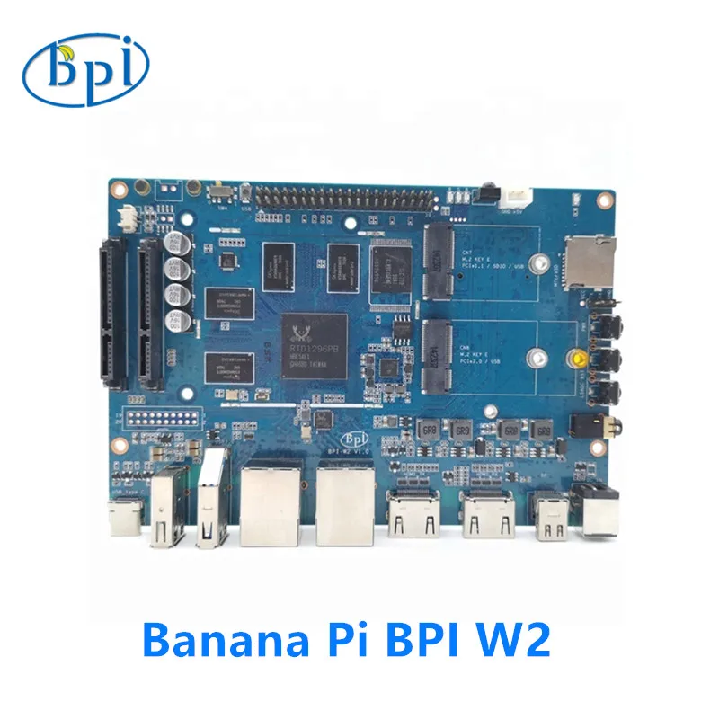 Banana pi Bpi w2 Smart Nas Roteador Rtd1296 Placa de Desenvolvimento do Chip Quadro demonstração - Imagem 3