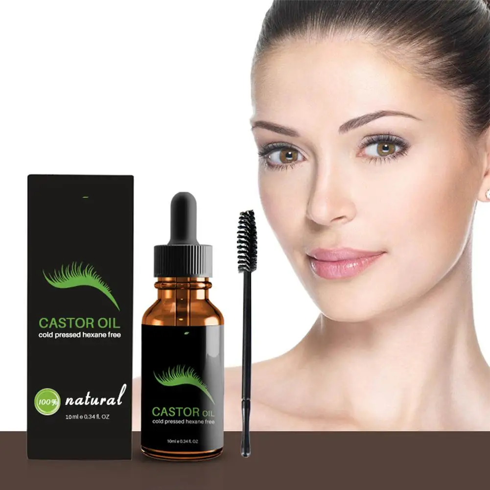 10ml Eyelash Eyebrow Growth Enhancer Castor Oil Maintenance Nourishing