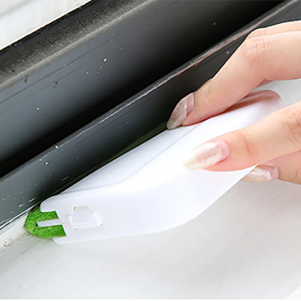 

Windows Recess Groove Cleaning Brush Crevice Brush with Dustpan Cleaning Tool Wash Screens Keyboard Cleaner Kitchen Accessories*