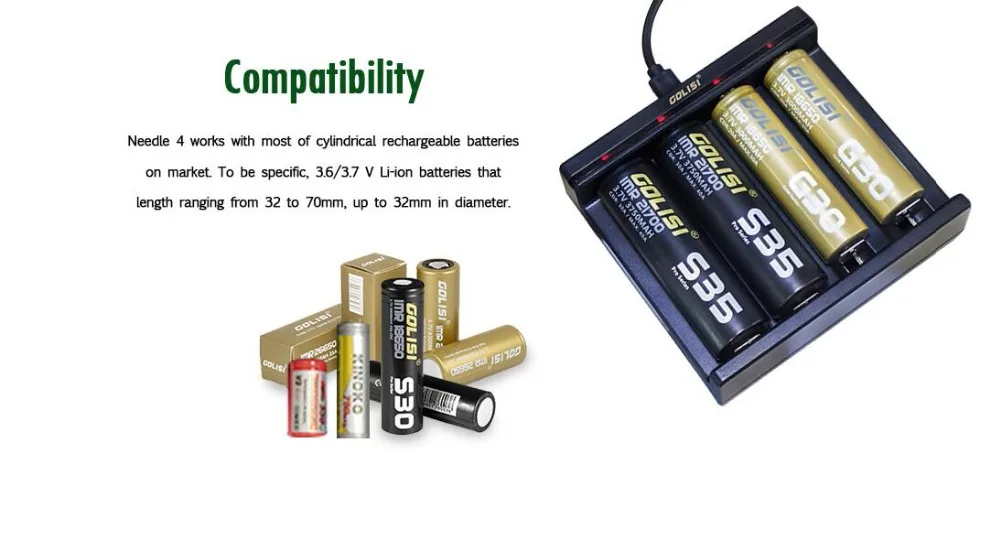 Golisi Needle 4 Smart USB Charger-4