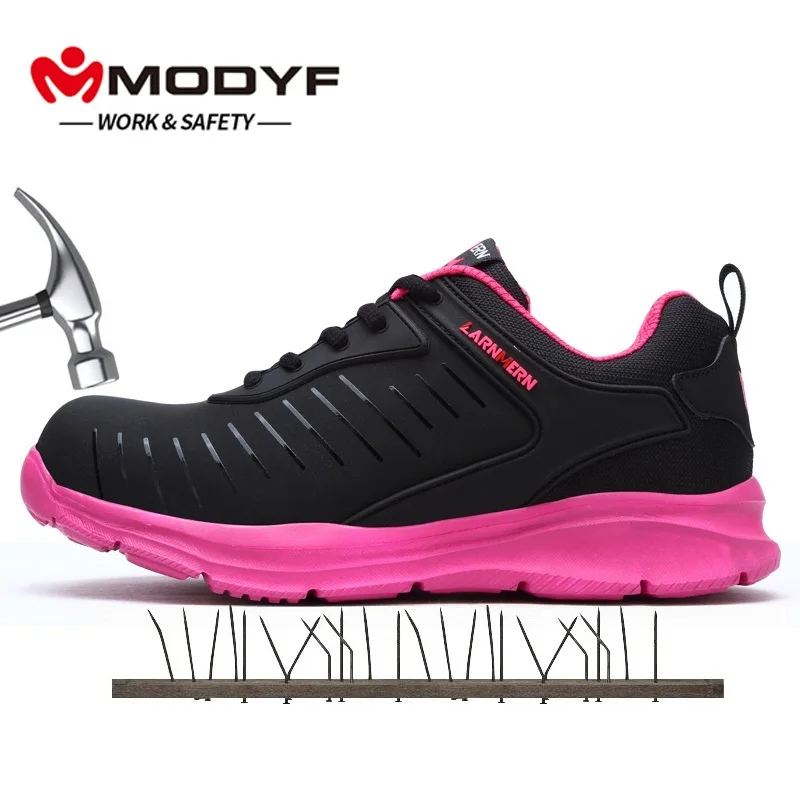 

Women's safety shoes Construction Outdoor High Top Steel Toe Cap Safety Boot Men Puncture Proof Work Shoes Boots
