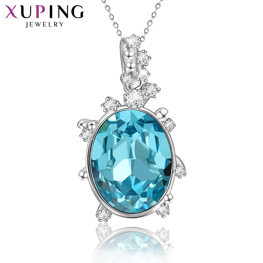 Xuping Pendantl ожерелье с кристаллами от Swarovski элегантные ювелирные изделия специальное Рождество День рождения изысканный подарок для дам S152-40246