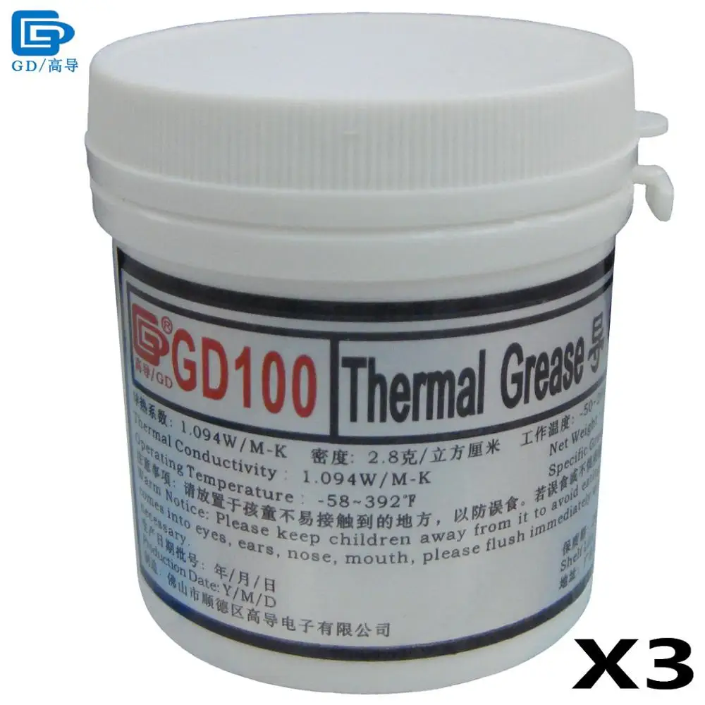 GD Brand Heat Sink Plaster Compound GD100 Thermal Conductive Grease