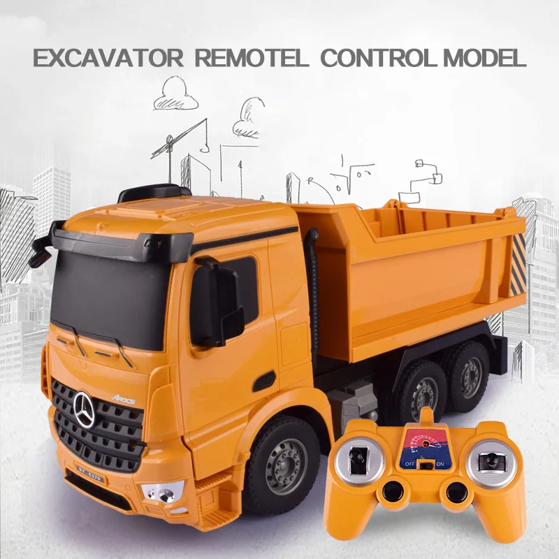 

HELIWAY 1:26 Original Rc Truck Ready To Go Excavator Toy Remote Control Engineering Dump Truck Model Vehicle Toys