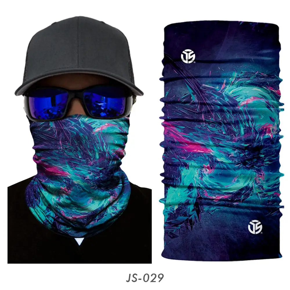 3D бесшовная наружная Волшебная повязка на шею для защиты лица Спортивная Рыбалка Велоспорт охота Байкерская бандана трубчатый шарф для мужчин и женщин маска - Цвет: 29