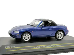 1:43 первых коллекций литья под давлением модели автомобиля Mazda Roadster 2001 миниатюрный автомобиль