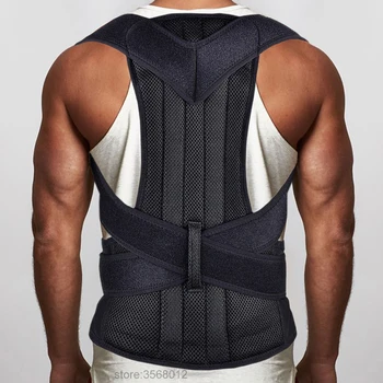 Adjustable Spine Posture Corrector Lumbar Support Belt Shoulder Corset Back Orthopedic Brace Scoliosis Posture Corrector Belt