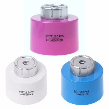 

USB Mist Maker Portable Water Bottle Caps Mini Humidifier Aroma Air Diffuser New