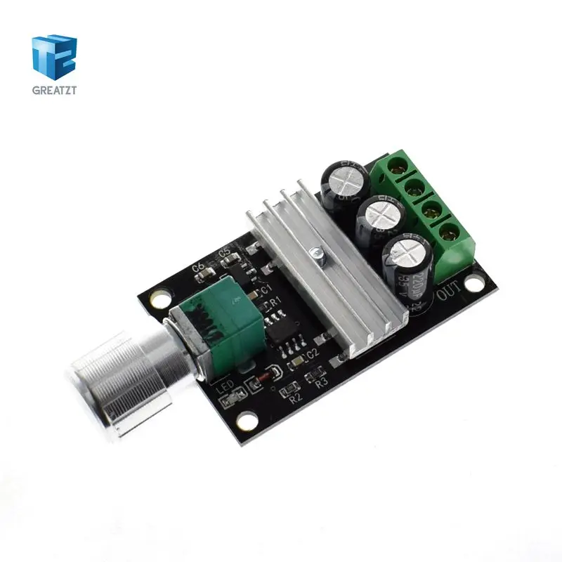 

1pcs PWM DC 6V 12V 24V 28V 3A Motor Speed Control New Switch Controller
