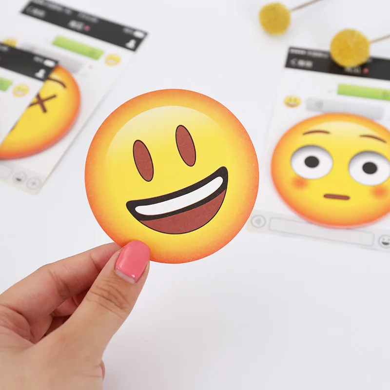 Emoji Fashion Cool Laughable Memo Pad 30 Sheets Sticky Paper N Times