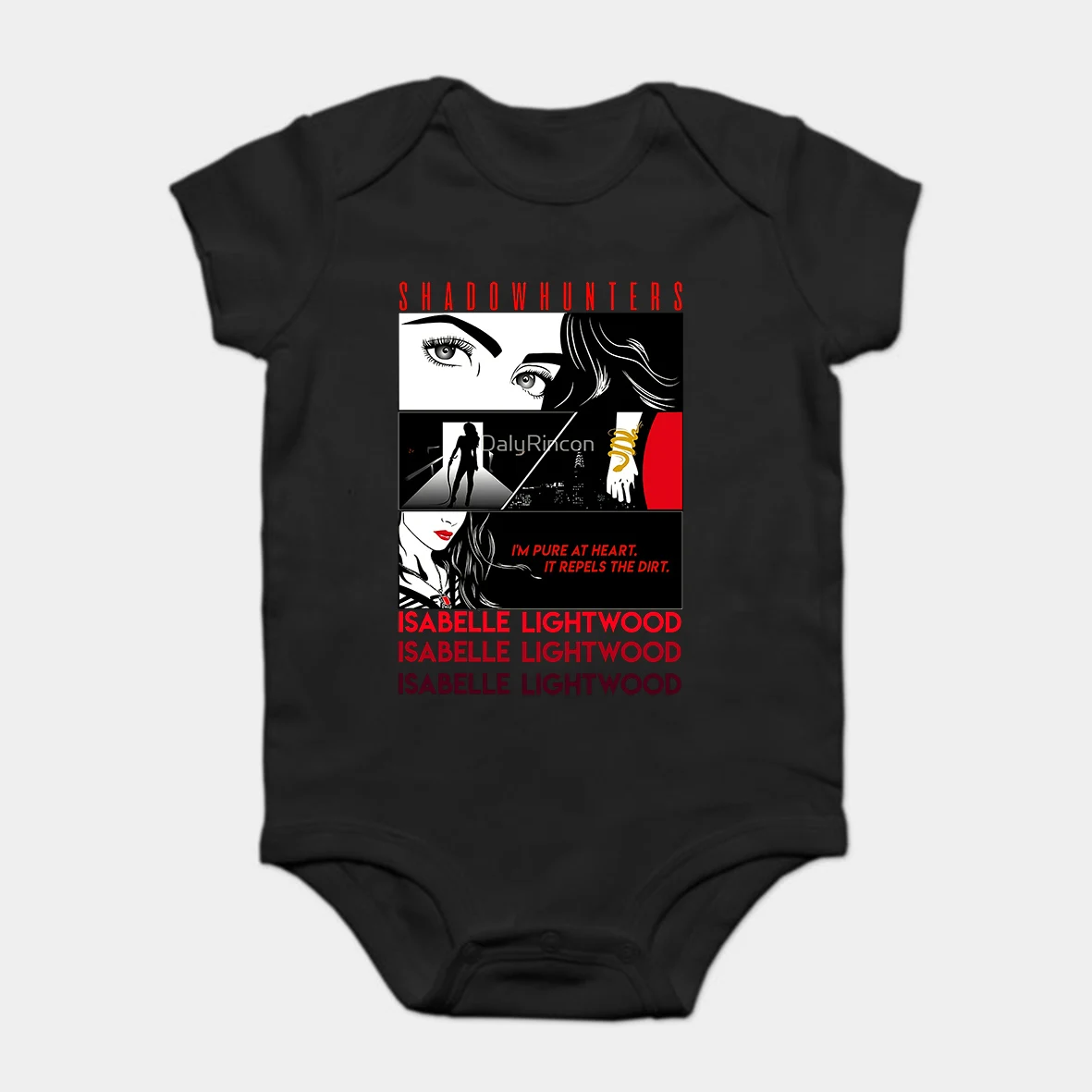 

Baby Onesie Baby Bodysuits kid t shirt Printed Cotton Isabelle Lightwood - Shadowhunters Short-Sleeve