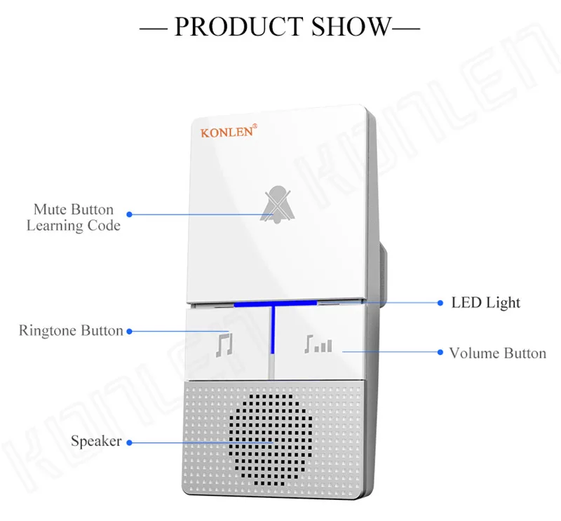 Self powered Wireless Doorbell Kit  (18)