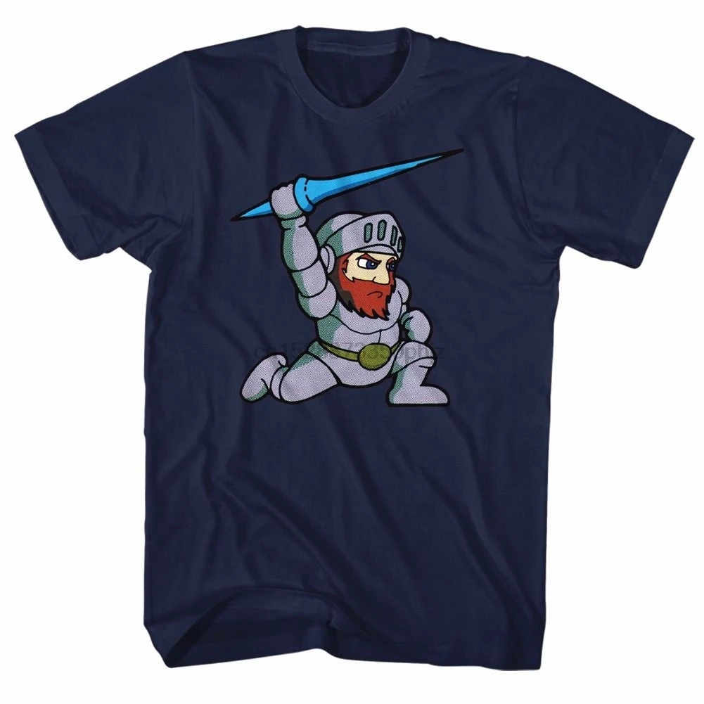 

Ghosts N Goblins Arthur Capcom Licensed Adult T Shirt Cartoon t shirt men Unisex New Fashion tshirt free shipping funny tops