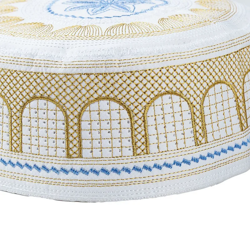 Saudi Arabia Mens Moslim Prayer Hats Islamic Jewish Bonnet Je Kippah Skull Caps Indian Hat Topi Kufi Namaz Beanie Gorro Musulman