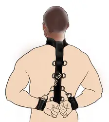 Повязка на шею, наручники, жесткая система осанки, аксессуары для ролевых игр