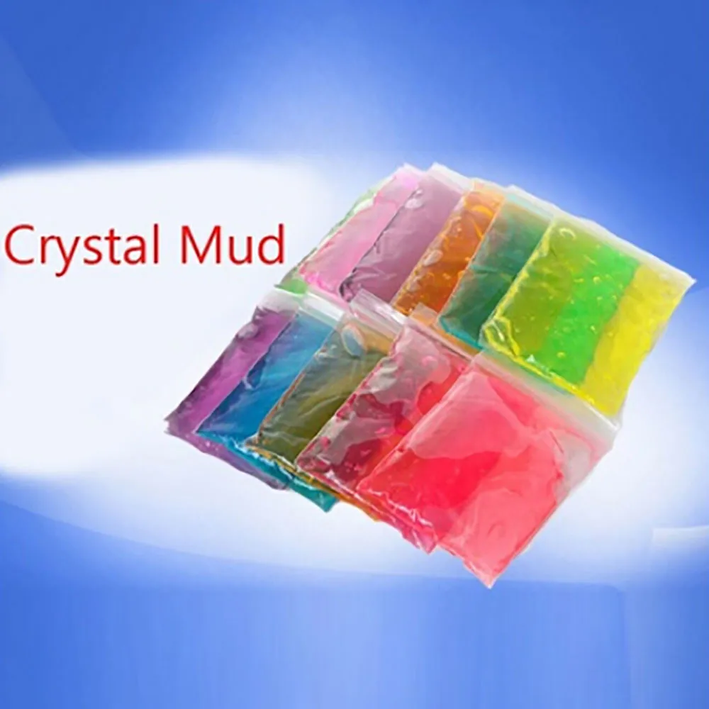 

2018 Kids toy Clay Slime DIY Crystal Mud Play Transparent Magic Plasticine Child Toys dropshipping