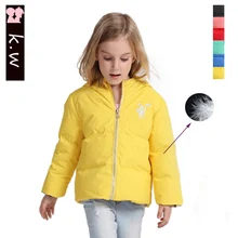 Brand KW Kids Winter Outerwear & Coats 2016 Ultralight Baby Boys Girls White Duck Down Coat Jacket Warm Coat for Boys