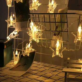 

LED String Light 10LED Battery Operated Clip String Light Party Decoration Light
