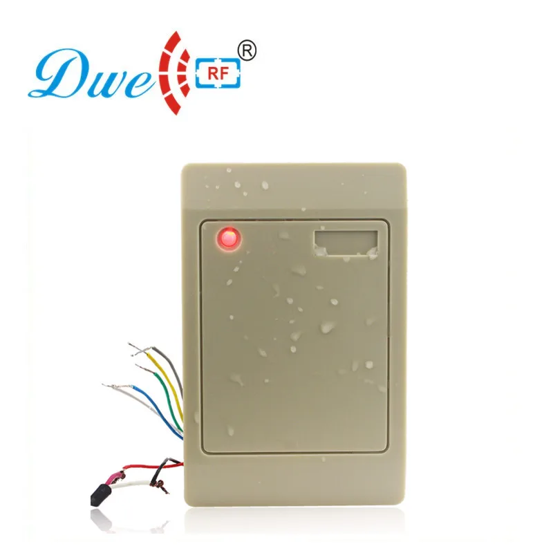 DWE CC RF считыватели карт управления DC12V ISO1443A MF weigand 26 wiegand 34 пассивный контроль доступа к двери rfid Считыватель - Цвет: White