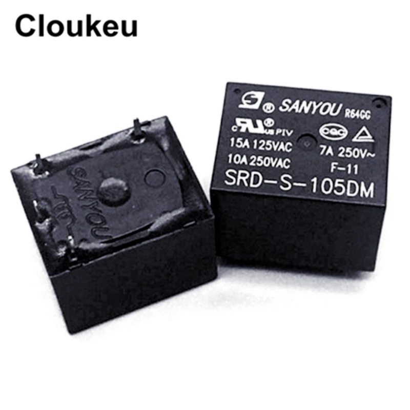 

SRD-S-105DM 5VDC 10A Relay DIP4