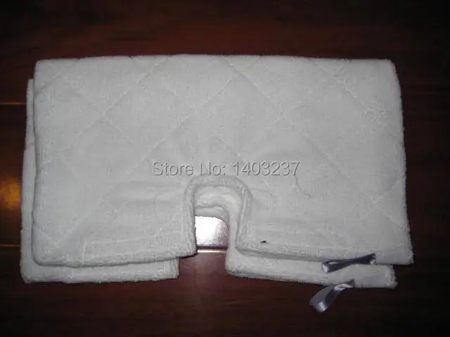 

2pcs Microfiber Cleaning Pads for Shark Pocket Steam Mop Reuse Washable White Replacement Pads