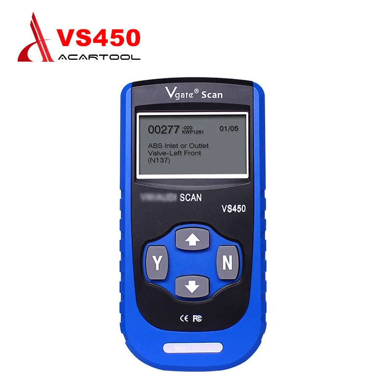 

Automotive Scanner Vgate VS450 For VW Audi Car Scanner ABS SRS Fault Code Reader VAG Reset Car Diagnostic Tool