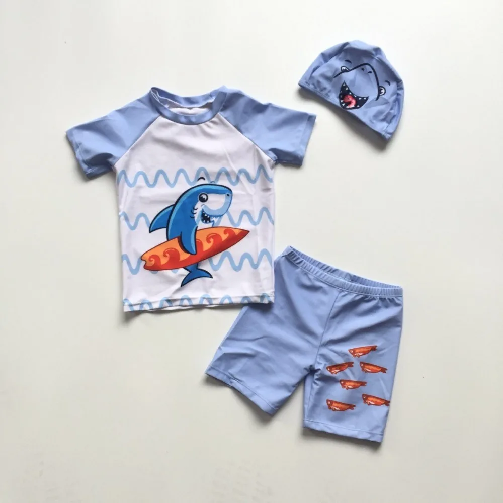 NEW arrivals summer baby boy's children clothes sharp Surf board sky