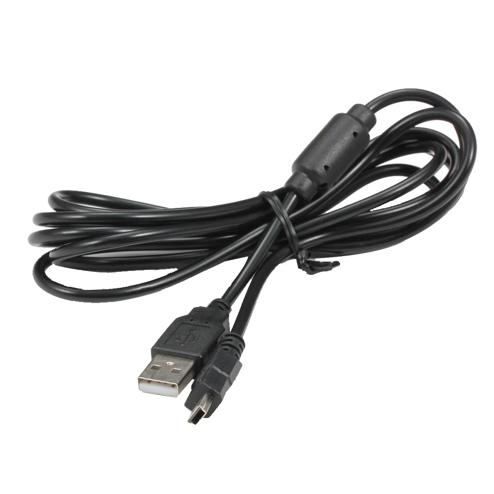 

1 pcs 1.8m USB To 5Pin USB Charge Cable for Sony Playstation3 PS3 Wireless Controllers with Magnetic Ring stable charging