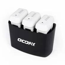 3 in 1 3 Port Battery Dock Battery Charger for DJI Phantom 2 3 White and Black Optional