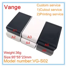 2 шт./лот, цветная коробка из АБС-пластика, корпус для проекта 95*55*23 мм, индивидуальный сервис для электронных устройств