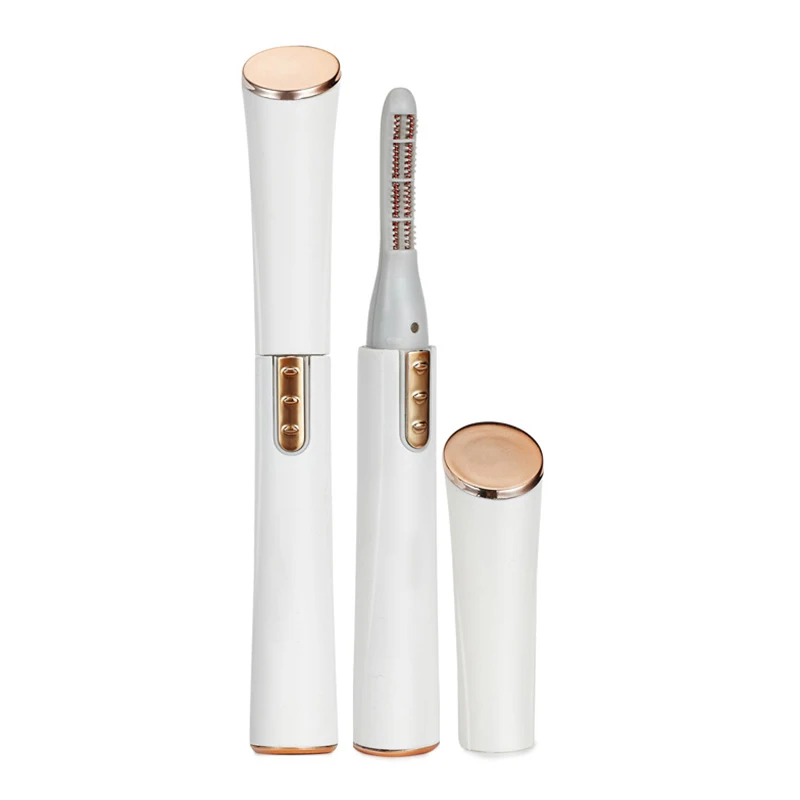  Electric Eyelash Curler Pen Battery Powered Longer Thicker Eye Lash Curling Enhancer Makeup Tool @M