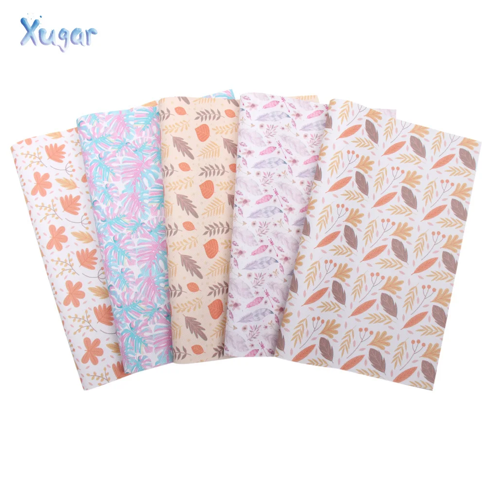 Xugar Аксессуары 22*30 см цветок лист искусственная Синтетическая кожа DIY одежды