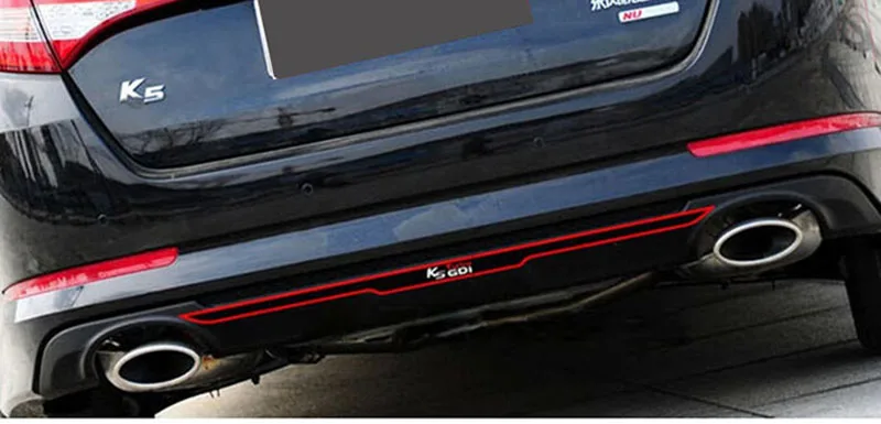 Спорт Красный Turbo GDI передний и задний бампер наклейка виниловая наклейка для Kia K5 Optima 2011 2012 2013