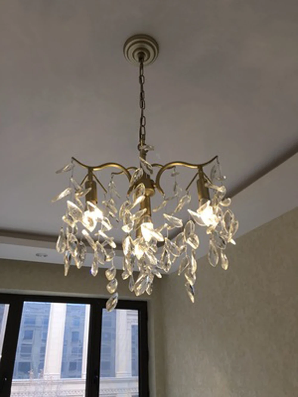 Дизайн роскошная хрустальная люстра Светодиодный светильник AC110V 220v lustre cristal столовая гостиная hanglamp