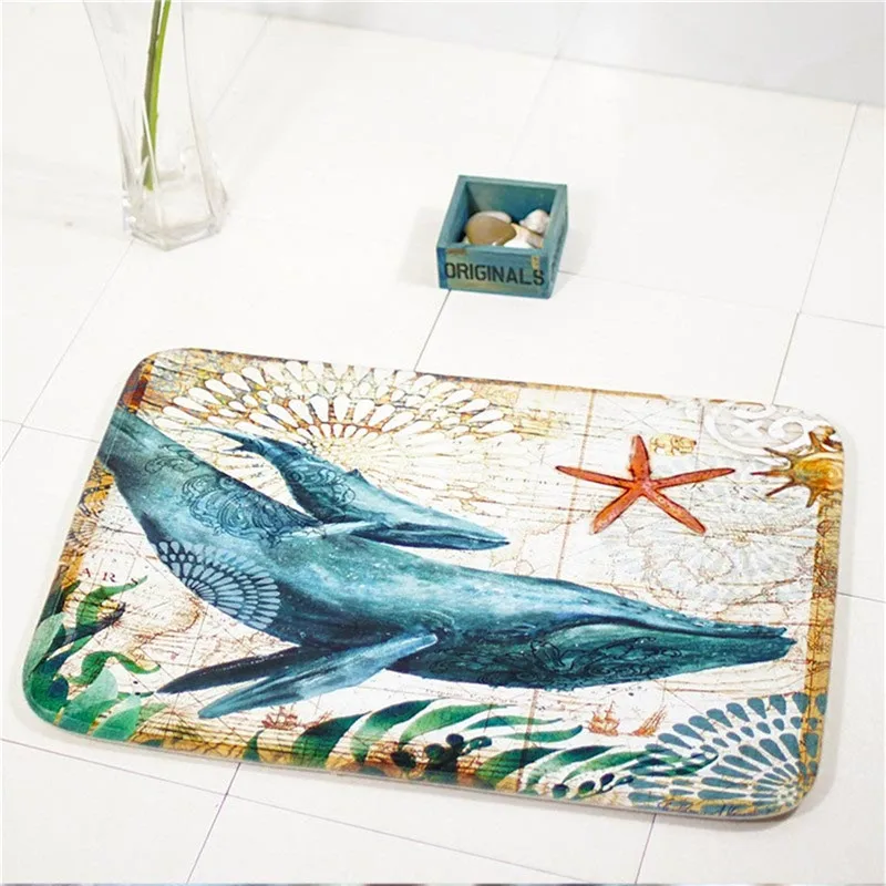 40x60 cm Animal Waterproof Anti-Slip Floor Mat Ocean Sea Octopus Carpets Bedroom Rugs Decorative Stair Mats Home Decor Textile 40x60 cm Animal Waterproof Anti-Slip Floor Mat Ocean Sea Octopus Carpets Bedroom Rugs Decorative Stair Mats Home Decor Textile