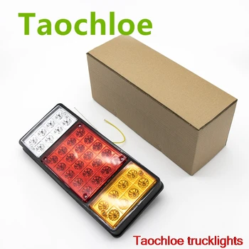 

1Pair 24v 36 LED REAR lights Truck tail lamp Auto Car Van Lamp Tail Light Trailer Stop Indicator trailer lamp lorry lights
