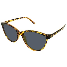 Женские тонированные серый поляризационные Cateye Черепаха Кадров расстояние очки близорукость недальновидно кошачий глаз дамы солнцезащитные очки