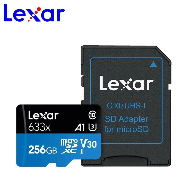 Lexar 633x карты памяти 256 ГБ 128 Гб 64G 95 МБ/с. 512 Micro sd карта Class10 UHS 1 флеш Microsd TF/sd s для