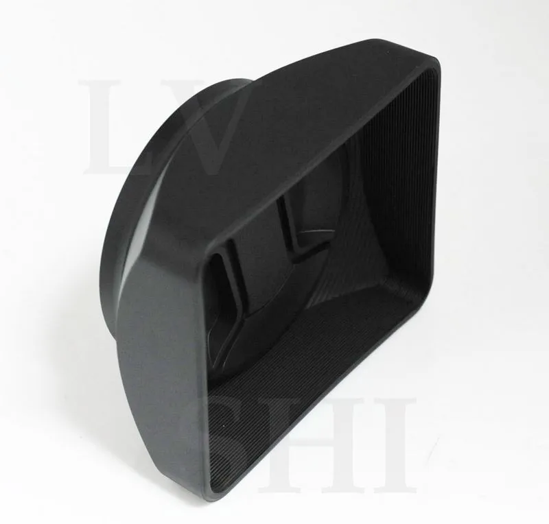 

New square 77mm Lens hood with lens cap for DV Camcorders universal big size rubber lens hoods high quality
