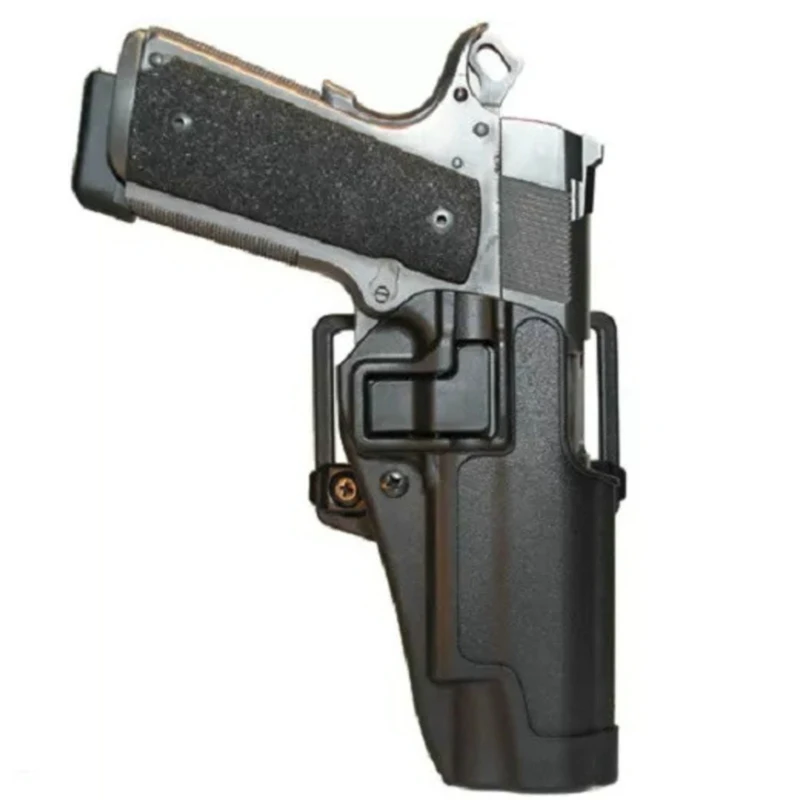 Черная Правая Рука Военный Пистолет Чехол тактический охотничий пояс кобура W/весло подходит для Colt 1911