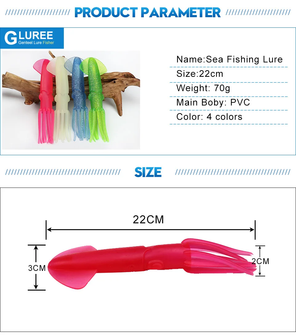 GLUREE-Big-Squid-Baits-Fishing-Lures-Artificial-Soft-Fishing-Bait-22cm-70g-Saltwater-Octopus-Skirt-Bait-Deep-Sea-Fishing-Tackle_03